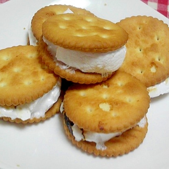 ホットマシュマロチョコサンド